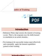Transfer of Training