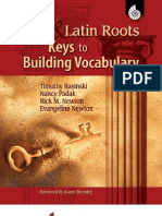 Greek and Latin RootsKeys To Building Vocabulary