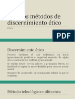 Metodos de Discernimiento Etico Clase 1