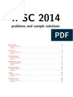 IPSC 2014: Problems and Sample Solutions