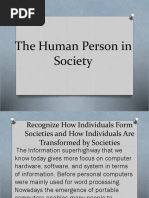 The Human Person in Society