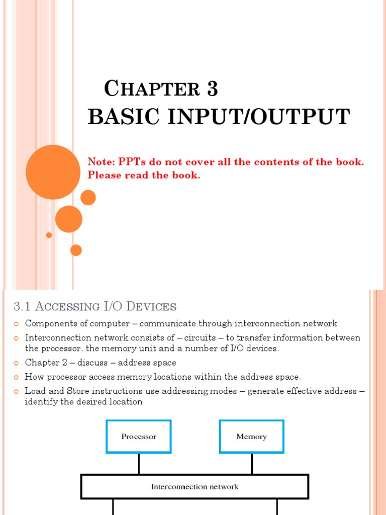 C 3 Basic Input/Output: Hapter | PDF | Input/Output | Computer Program