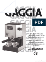 Gaggia Classic Manual PDF