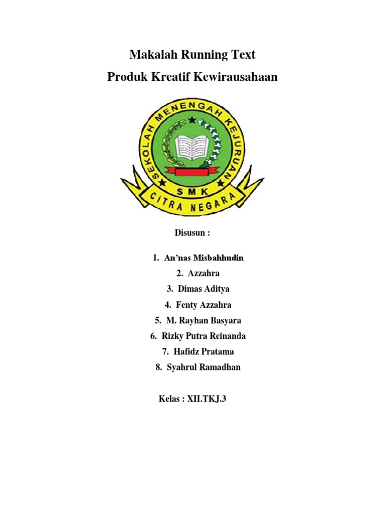 Rangkaian dan Cara Kerja Running Text | PDF