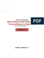 Niif Plenas Y Niif para Pymes Normas Básicas y Específicas: Parte 1