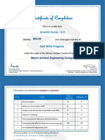 Certificate of Completion: Soft Skills Program