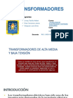 Transformadores de alta media y baja tensión.pptx