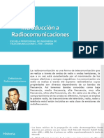 Introducción a Radiocomunicaciones 2019-II