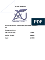 Automatic Vehicle Control Using Ultrasonic Sensor in Pic