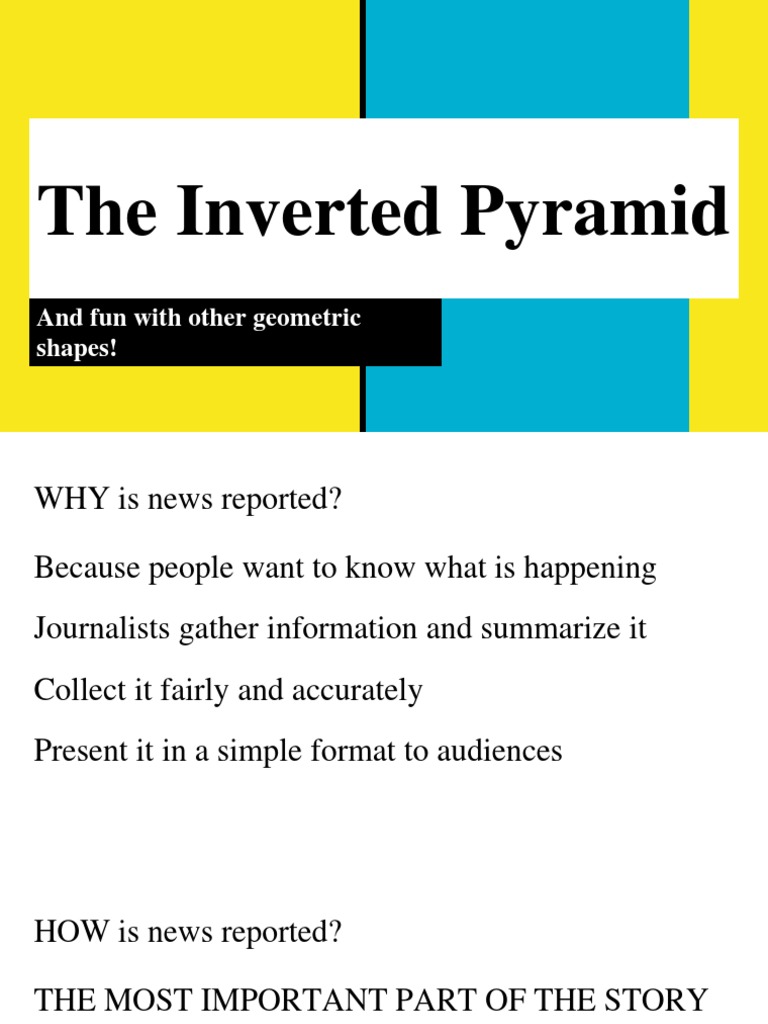 Mastering the Inverted Pyramid Style | PDF