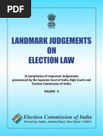 Landmark Judgements On Election Law Final