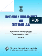 Landmark Judgements On Election Law Final