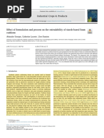 2018 Effect Formulation and Process Extrudability Starch Foam