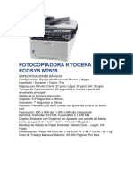 Fotocopiadora Kyocera Ecosys m2535