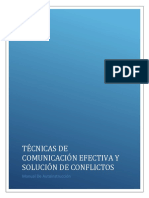 Manual Técnicas de Comunicación Efectiva y Resolución de Conflictos