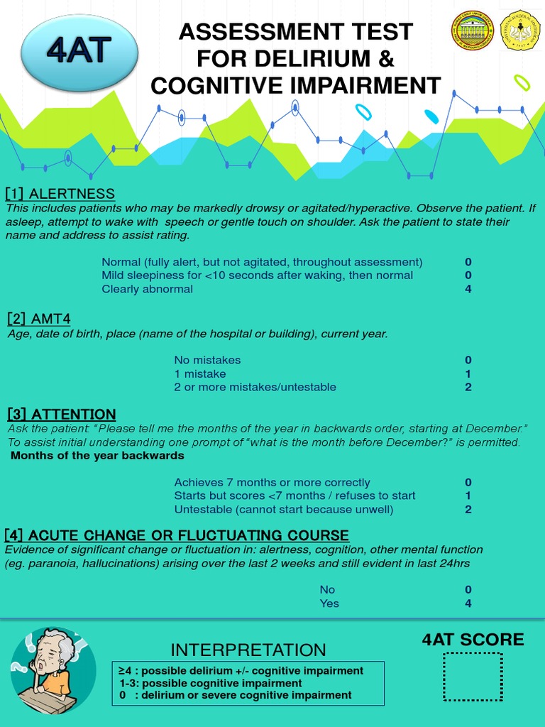 4AT Delirium Assessment Tool | PDF