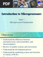 Introduction To Microprocessors: Topic 1 Microprocessor Fundamentals