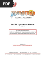 MicroTrap SCOPE Operations Manual Revision 4.1