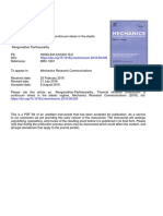 Thermal Vibration Contribution To Continuum Stress in The Elastic Regime