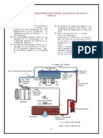 Sistema de Aire Acondicionado Con Control Electronico de Toyota Corolla