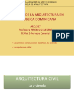 Tema 3-2 Civil y Militar de Historia de La Arquitectura en Rep. Dom.