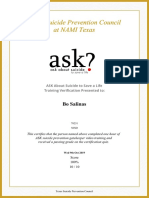 Ask Certificate