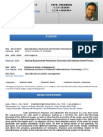 Curriculum Vitae Ingles PDF
