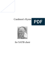 Caedmons Hymn - Full Score