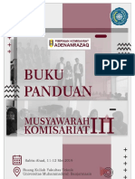 Buku Panduan Musyawarah Komisariat III PK IMM Adenan Razaq