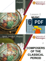 Composers of The Classical Period