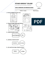 Examen Trimestral Setiembre Personal Social