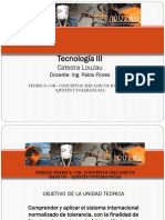 Rev 1 Tecnologia III - Catedra Louzau - #1-2 Conceptos Mecanicos Basicos - Ajustes y Tolerancias