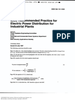 Red Book IEEE 141-1993 Recommended Practice For Electric Power Distribution For Industrial Plants