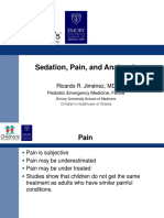Sedation, Pain, and Analgesia: Ricardo R. Jiménez, MD