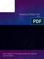 Physical Fitness Test JUNE 4, 2019