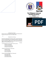 The Philippine Informal Reading Inventory: Grade 4 Group Screening Test