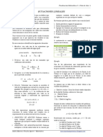 Ecuaciones lineales fundamentos 6