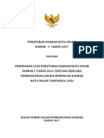 Perubahan RPJMD Kota Solok 2016-2021