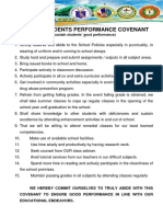 School - Students Performance Covenant