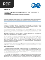 A Dynamic Imaging Particle Analysis System for Real-Time Analysis of Drilling Muds