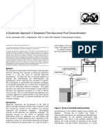 A Systematic Approach in Deepwater Flow Assurance Fluid Characterization