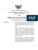 Peraturan Bupati Timor Tengah Utara Nomor 13 Tahun 2011 1 PDF
