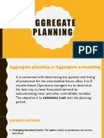 Aggregate Planning 3