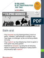 Esp9 - Modyul 9 - Mangagagawang Pilipino PDF