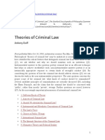 Theories of Criminal Law