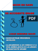 ¿Qué Hacer en Caso de Accidente Grave