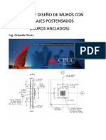 Analisis y Diseño de Muros Con Anclajes Postensados