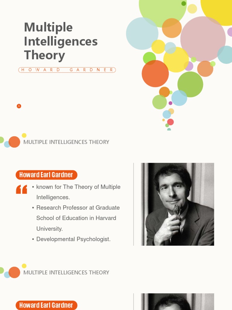 Overview of Gardner's Multiple Intelligences | PDF | Intelligence ...
