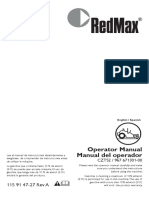 RedMax Commercial Zero Turn Rider CZT 52 Owners Manual PDF