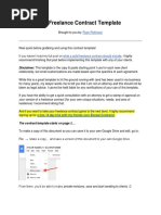 (YOUR NAME) - (CLIENT NAME) Contractor Agreement (Ryan Robinson's Freelance Contract Template - Ryrob - Com)